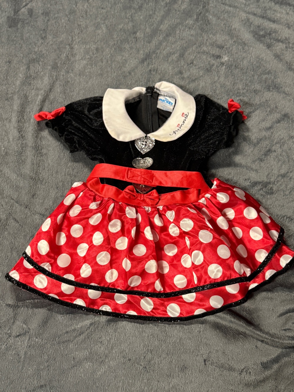 Kids Minnie Mouse Inspired Red Polka Dot Halloween Costume